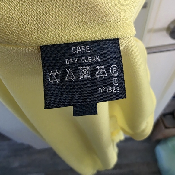 Ralph Lauren Black Label Sunny Yellow Racerback Maxi Dress - Picture 6 of 8